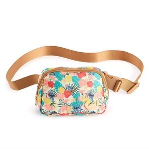 Disney's Multi Lilo & Stitch Aloha All Over Print Fanny Pack-LNWT